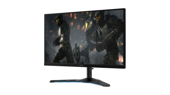 Monitor Lenovo Legion Y27gq-25 czarny - widok frontu prawej strony