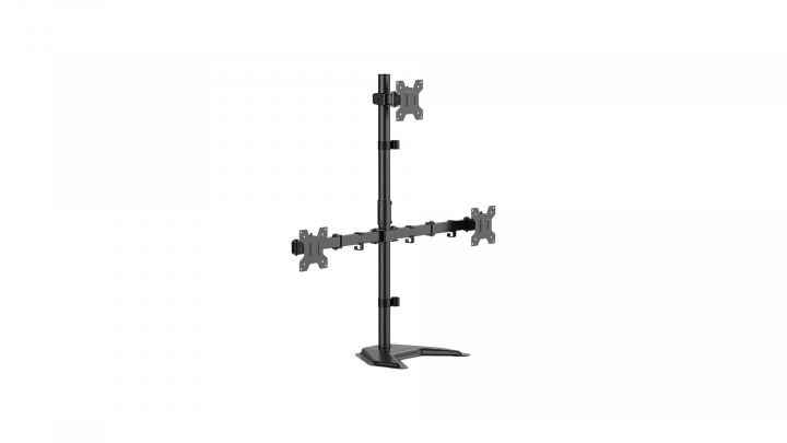 Uchwyt biurkowy na 3 monitory LogiLink 17-32" 10KG 75x75-100x100 BP0219 2
