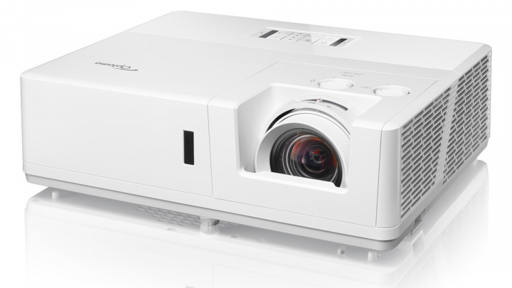 Pojektor Optoma ZU707T E9PD7L102EZ1 lewy skos