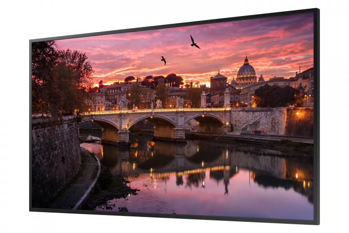 Monitor Samsung 43 QB43R LH43QBREBGCXEN - widok frontu prawej strony