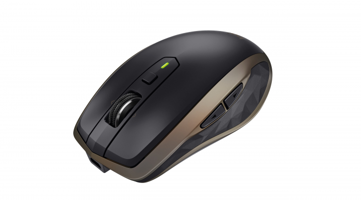 Mysz bezprzewodowa Logitech MX Anywhere 2 laserowa czarna 910-005215 - widok frontu v2