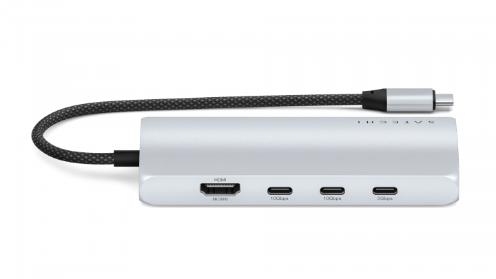 Adapter Satechi USB-C Multiport Adapter 8K srebrny - ST-P8KES 3