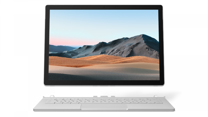 Microsoft Surface Book 3 szary - widok frontu1