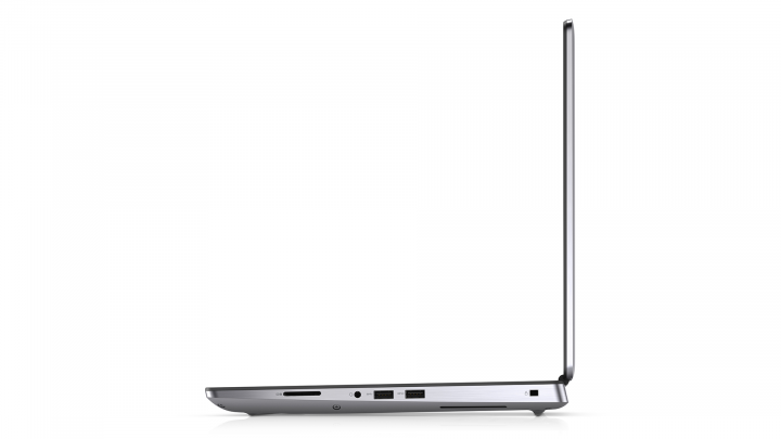 Mobilna stacja robocza Dell Precision 7550 szary - widok prawej strony