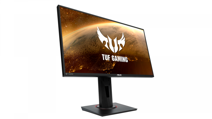 Monitor Asus TUF Gaming VG259QR - widok frontu lewej strony