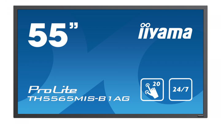 Monitor z dotykowym ekranem IIYAMA ProLite TH5565MIS-B1AG - widok frontu