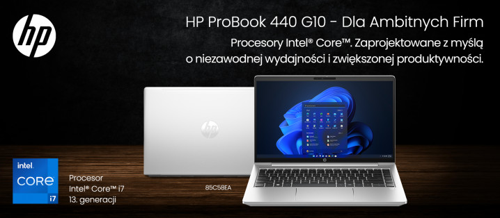 HP ProBook 440 G10 Bloczek Landing Page Header