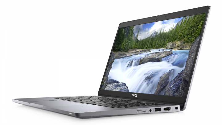Laptop Dell Latitude 5320 szary - widok frontu prawej strony