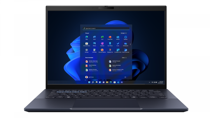 ExpertBook ExpertBook B5 B5404CMA czarny przod w11p