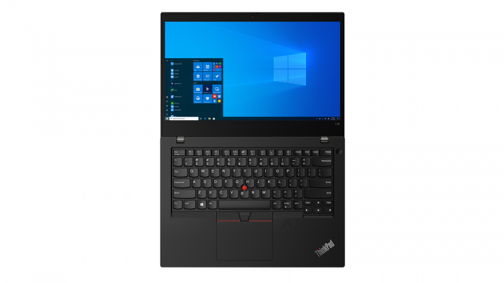 Laptop Lenovo ThinkPad L14 G2 W10P AMD - przód otwarty