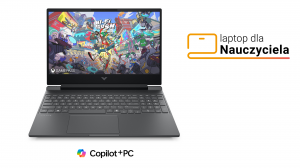 Laptop dla Nauczyciela HP Victus 15-fb3043nw C5HV5EA R7 AI 350 15,6" FHD 144Hz 16GB 512SSD RTX 5060 DLSS 4 W11