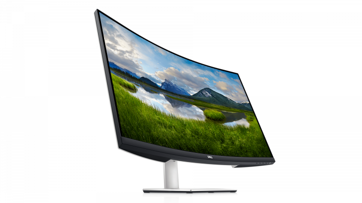 Monitor Dell Curved S3221QS 210-AXLH - widok frontu lewej strony2