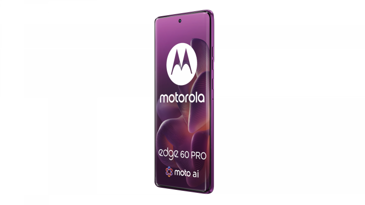 Smartfon Motorola edge 60 Pro purpurowy 3