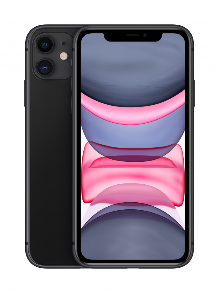 Smartfon Apple iPhone 11 Black - widok frontu
