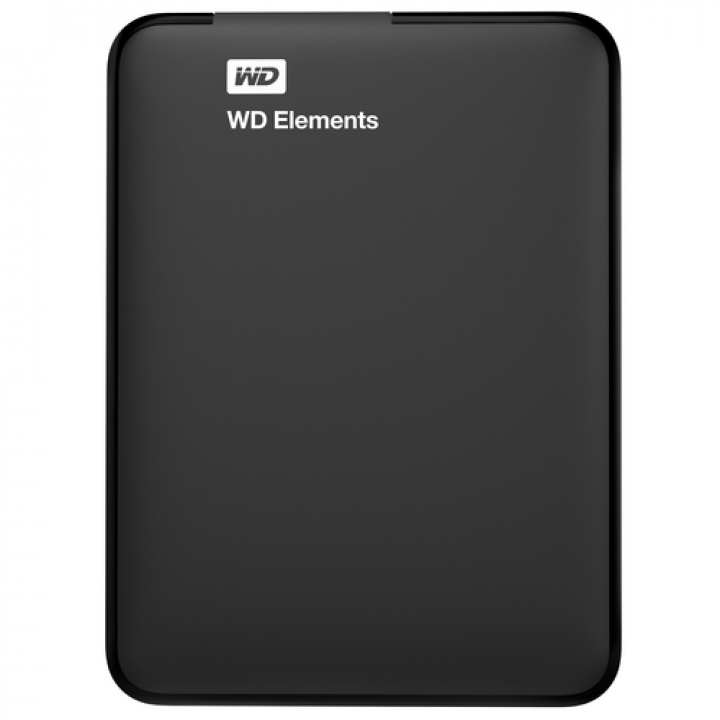 Dysk zewnętrzny WD Elements Portable 2.5'' Black WDBU6Y0040BBK-WESN - widok frontu