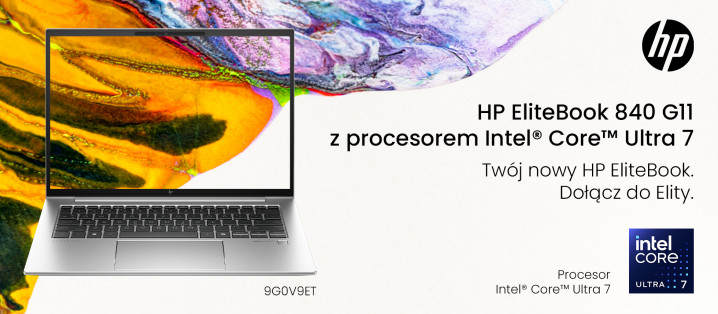 HP EliteBook 840 G11 9G0V9ET z procesorem Intel® Core™ Ultra 7 165U 