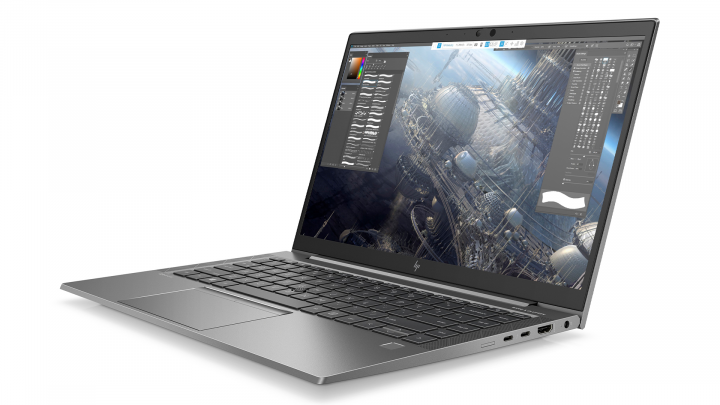 Mobilna stacja robocza HP Zbook Firefly 14 G7 grafitowy widok frontu prawej strony