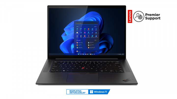 ThinkPad X1 Extreme G5 W11P - widok frontu