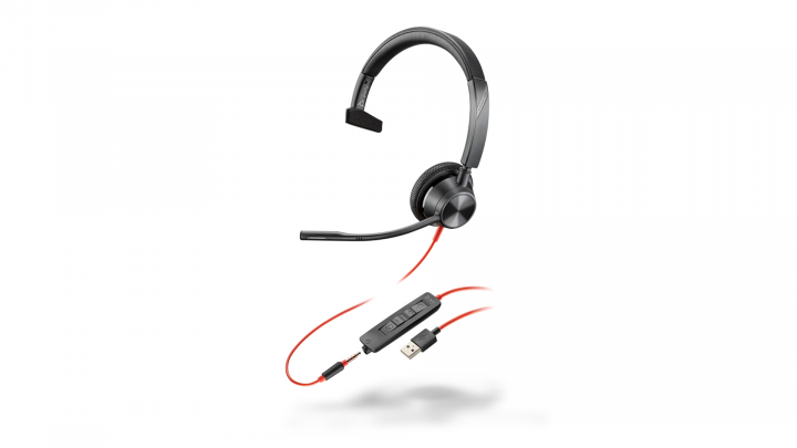 Słuchawki przewodowe Poly Blackwire 3315 USB-A