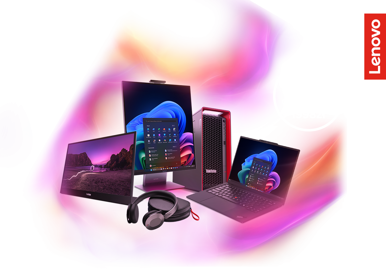 Komfort pracy z akcesoriami Lenovo warstwa