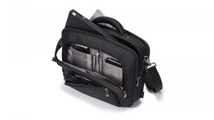 Torba do laptopa DICOTA Multi PRO 156 D30850 czarna - otwarta