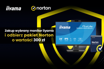 Zakup wybrany monitor iiyama i odbierz pakiet Norton o wartości 300 zł 11