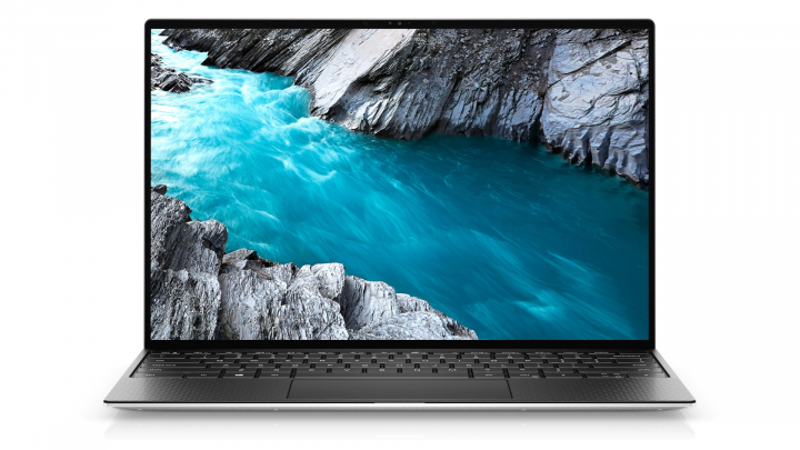 Laptop Dell XPS 13 9310 srebrno-czarny - widok frontu