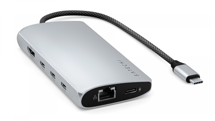 Adapter Satechi USB-C Multiport Adapter 8K srebrny - ST-P8KES 2