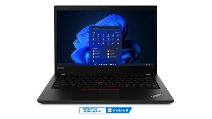 Mobilna stacja robocza Lenovo ThinkPad P14s AMD czarny W11P