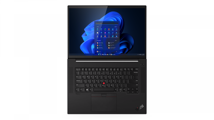 ThinkPad X1 Extreme G5 W11P - widok z góry