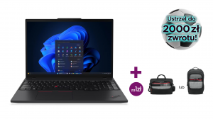 Laptop Lenovo ThinkPad T16 Gen 4 21QE0048PB Ultra 7 255U 16" WUXGA_LP 16GB 512SSD Int W11Pro