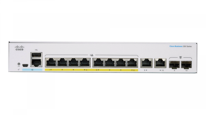 Switch Cisco CBS350-8P-2G-EU
