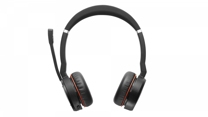 Zestaw słuchawkowy Jabra Evolve 75 MS Stand - widok frontu