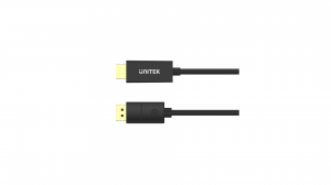 Kabel UNITEK HDMI DP 1.2 na HDMI 1,8m V1608A