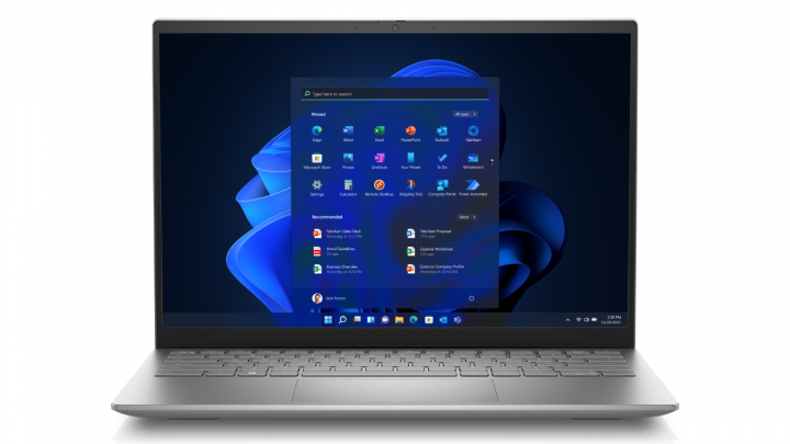 Laptop Dell Inspiron 5420 W11P Srebrny - widok frontu