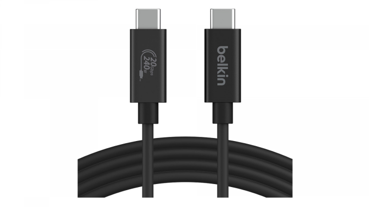 Kabel Belkin USB-C 240W + 20Gbps przód