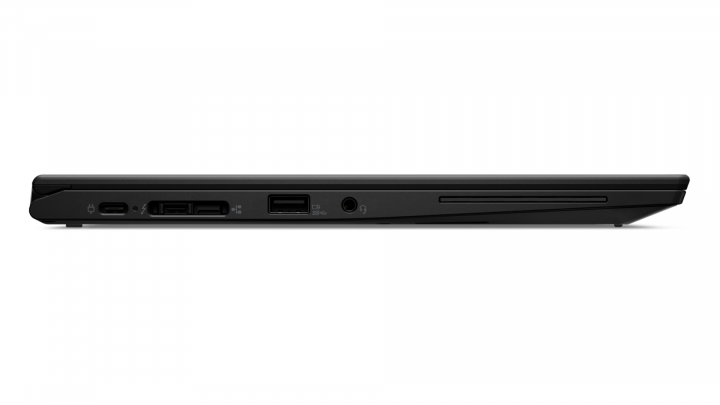 Laptop Lenovo ThinkPad X13 Yoga gen1 czarny W10P widok lewej strony