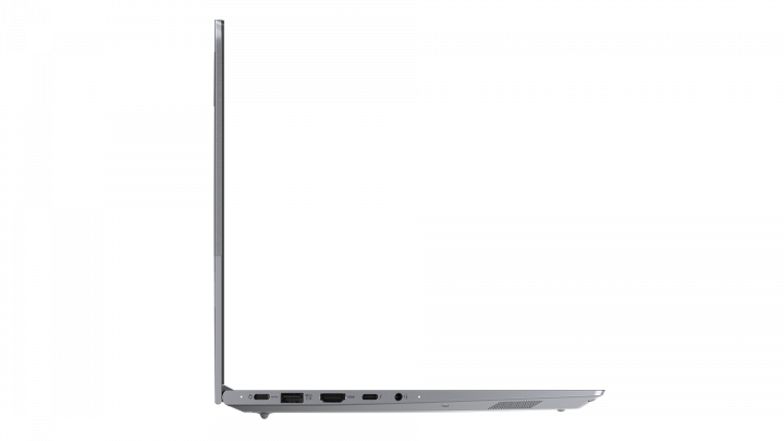 ThinkBook 14 G4+ IAP W11P Arctic Grey - widok lewej strony