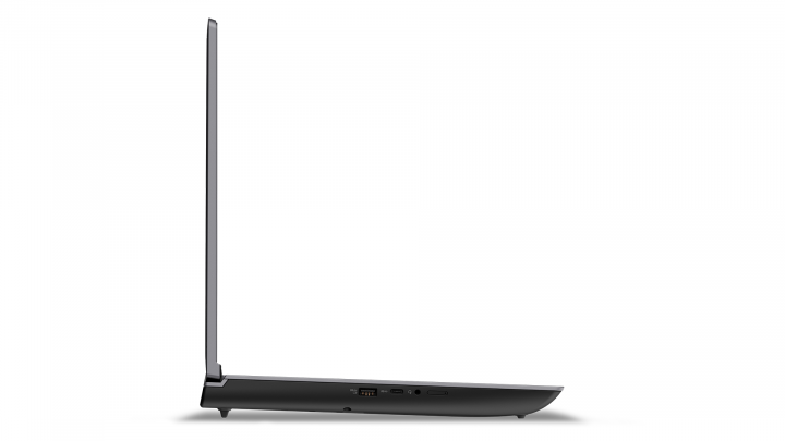 Mobilna stacja robocza Lenovo ThinkPad P16 G1 W11P Storm Grey - widok lewej strony