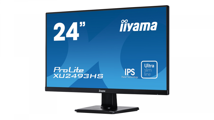 Monitor IIYAMA ProLite XU2493HSU-B1 - widok frontu prawej strony