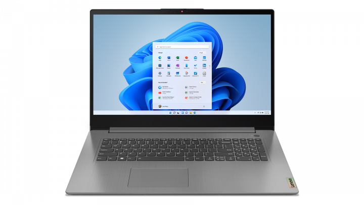 IdeaPad 3 17ADA6 W11H Arctic Grey - widok frontu