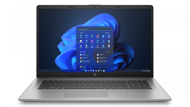 HP 470 G9 W11P srebrny - widok frontu