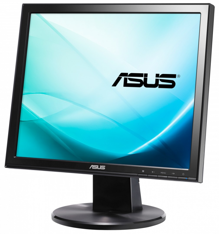 Monitor Asus VB199T widok frontu prawej strony