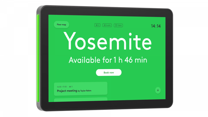 Tablet do rezerwacji sal Logitech Tap Scheduler 2 Grafitowy - 952-000295 v2