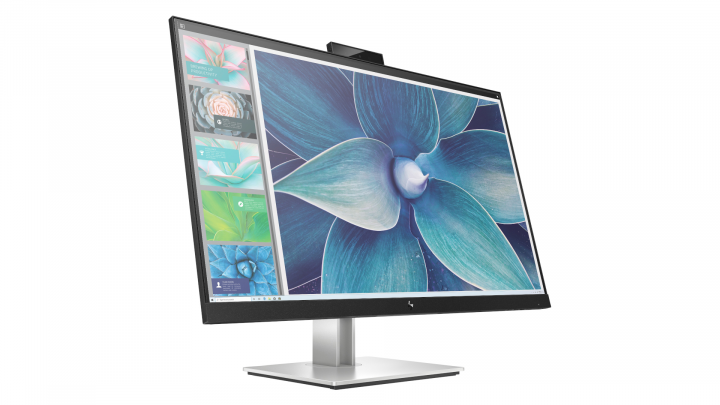 Monitor HP E27d G4 - widok frontu lewej strony