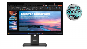 Monitor Lenovo ThinkVision T27QD-40 64AAGAT2EU 27" QHD IPS 120Hz Hdmi DP Usb-C 100W RJ45 Daisy Chain