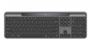 Klawiatura bezprzewodowa Logitech Signature Slim Solar+ K980s for Business grafitowa 920-013764
