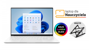 Laptop dla Nauczyciela ASUS Zenbook S 14 OLED UX5406SA-PV030W Ultra 7 258V 14" 3K 120Hz 0,2ms HDR 32GB 1000SSD W11