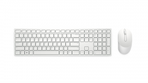 Zestaw bezprzewodowy Dell KM5221W klawiatura + mysz biały 580-AKEZ