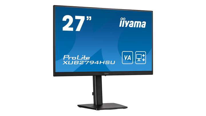 Monitor IIYAMA ProLite XU2794HSU-B1 - widok frontu lewej strony
